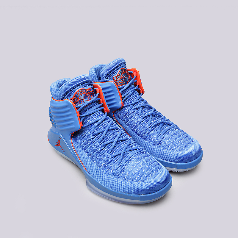 мужские голубые баскетбольные кроссовки Jordan XXXII AA1253-400 - цена, описание, фото 2